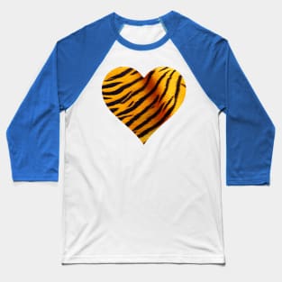 My Heart for you in tiger stripes Baseball T-Shirt